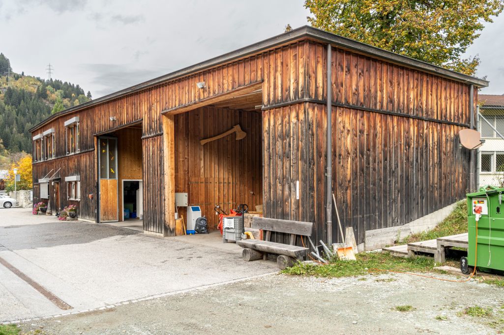 Ansicht Südwest Werkhof. Foto: Elia Schneider, 2022