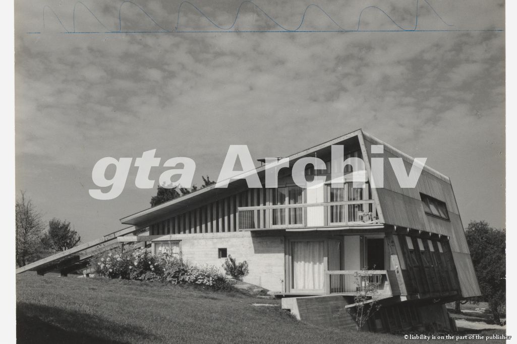 Ansicht Südost. Foto: F. Maurer, 1960 (gta Archiv, ETH Zürich, 126_017_ F_2)