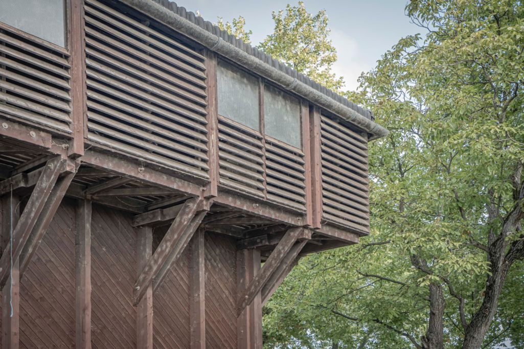Detail Fassade. Foto: Elia Schneider, 2022