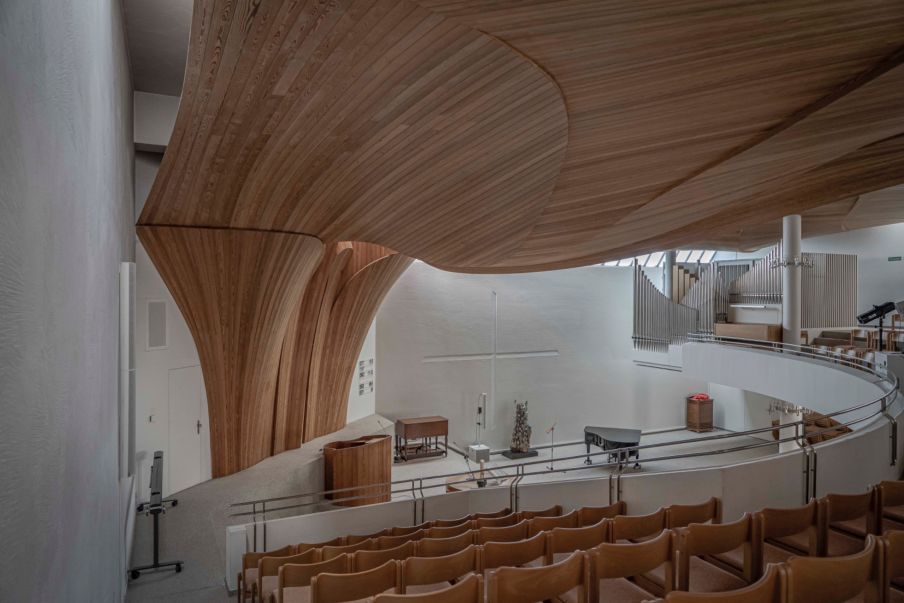 Ansicht Empore. Foto: Elia Schneider, 2022