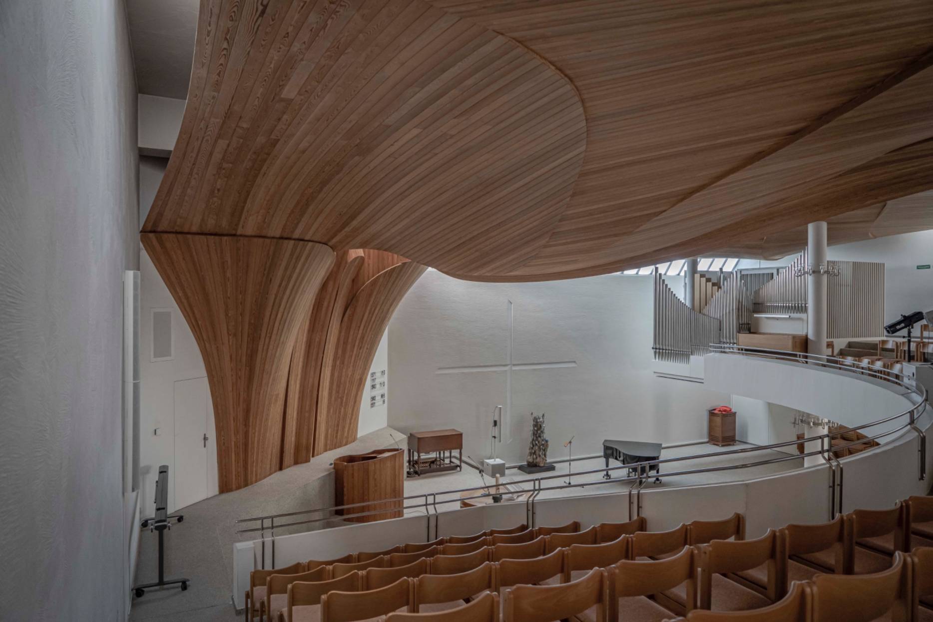 Ansicht Empore. Foto: Elia Schneider, 2022