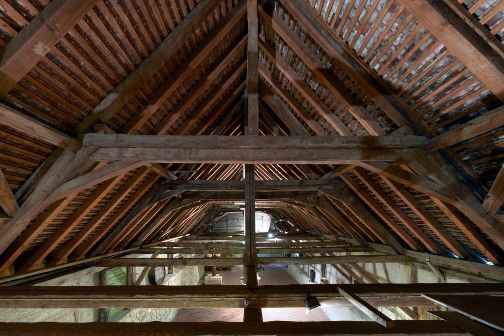 Ansicht Dachstuhl Ost. Foto: Amt für Denkmalpflege des Kantons Schaffhausen, 2009