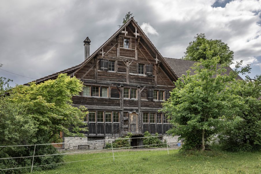 Ansicht Nord, Wohnteil. Foto: Elia Schneider, 2023