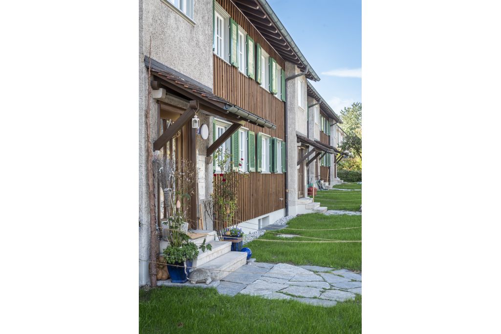 Ansicht Ost mit Eingang. Foto: Elia Schneider, 2022