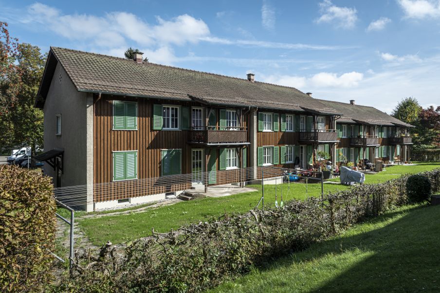 Ansicht West – Gartenseite. Foto: Elia Schneider, 2022