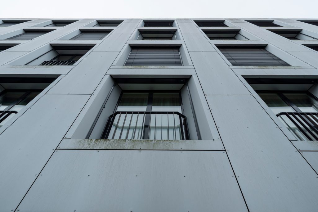 Detail Fassade. Foto: Elia Schneider, 2022