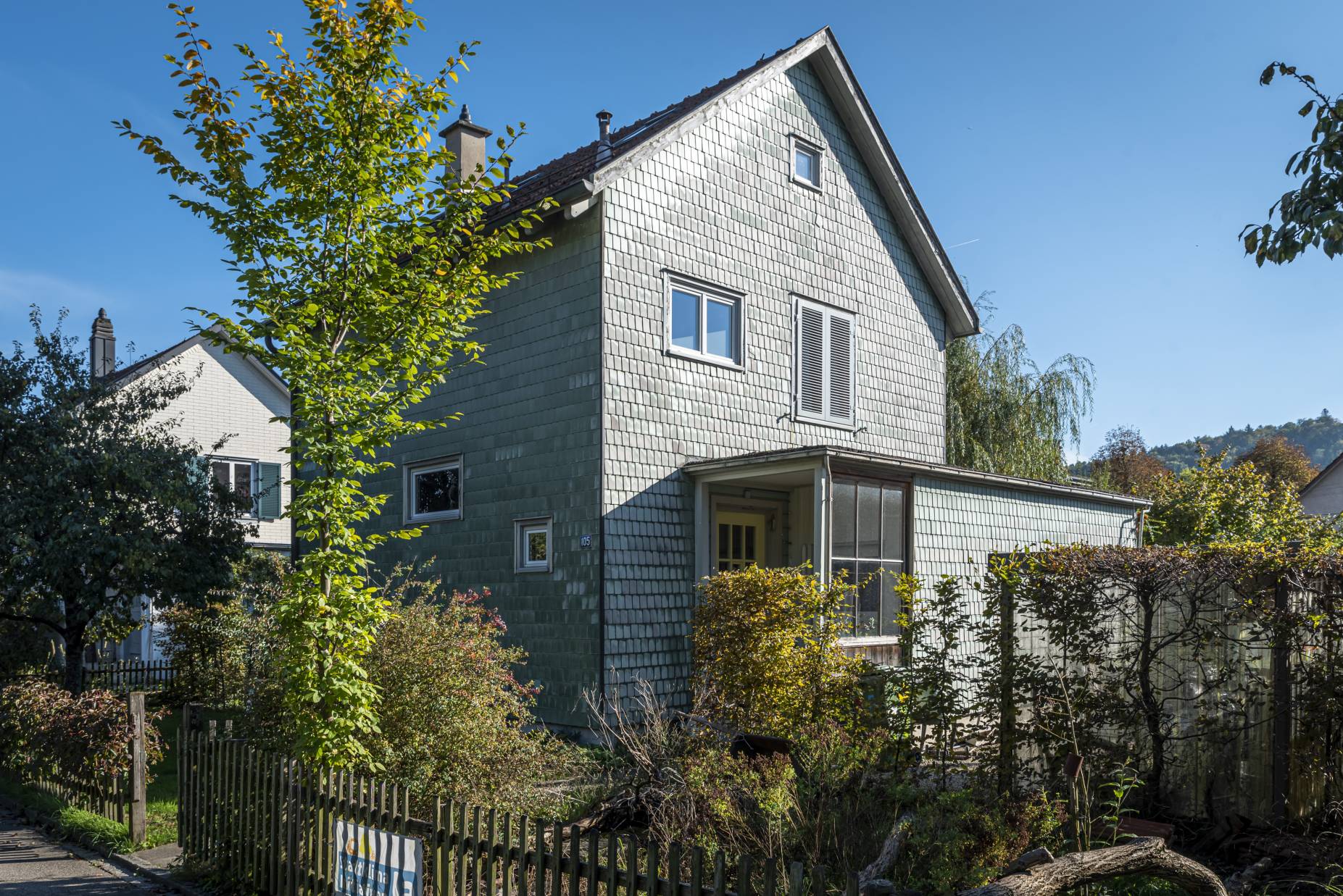 Ansicht Nordwest (Wohnhaus Typ 2). Foto: Elia Schneider, 2022