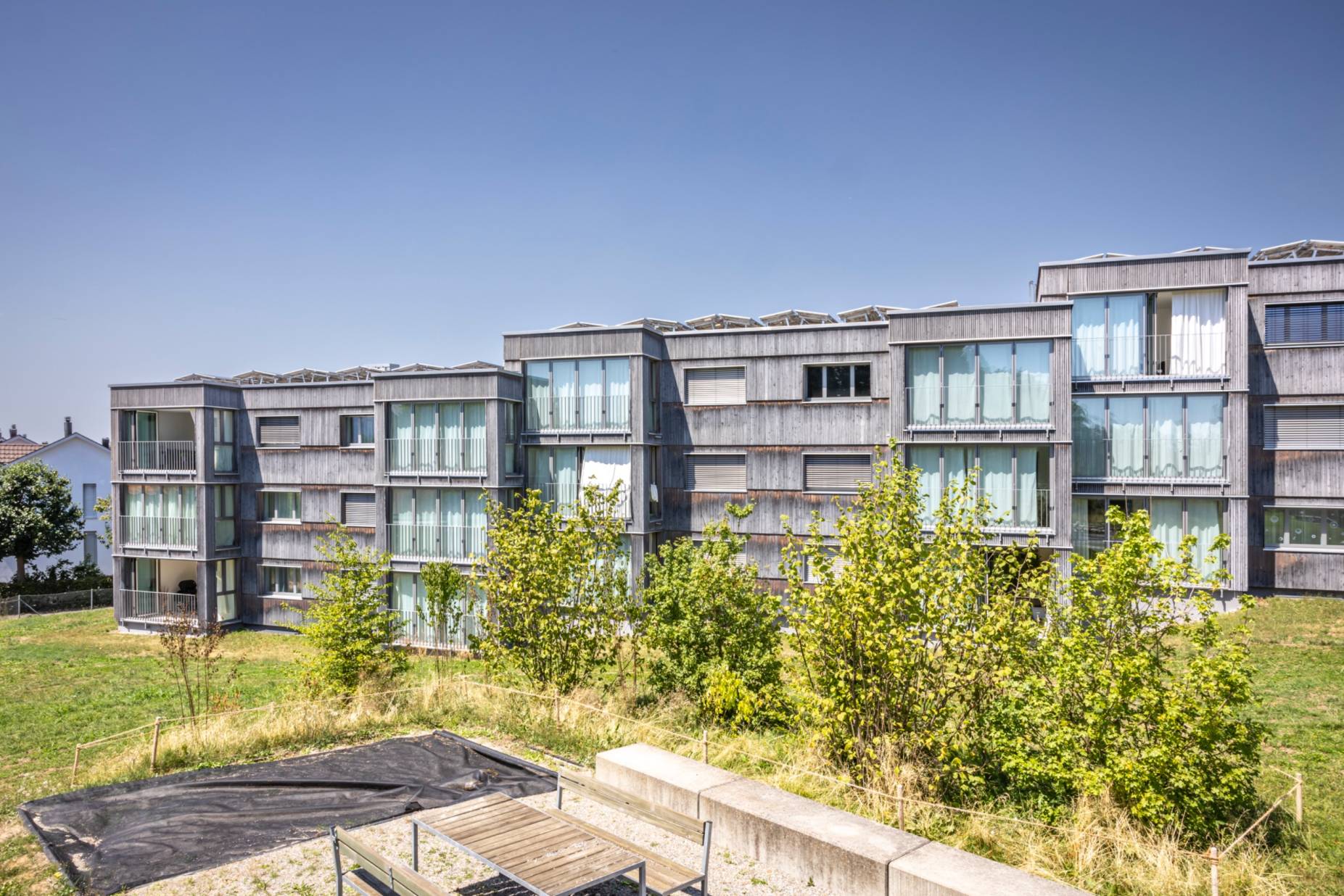 Ansicht West. Foto: Elia Schneider, 2023