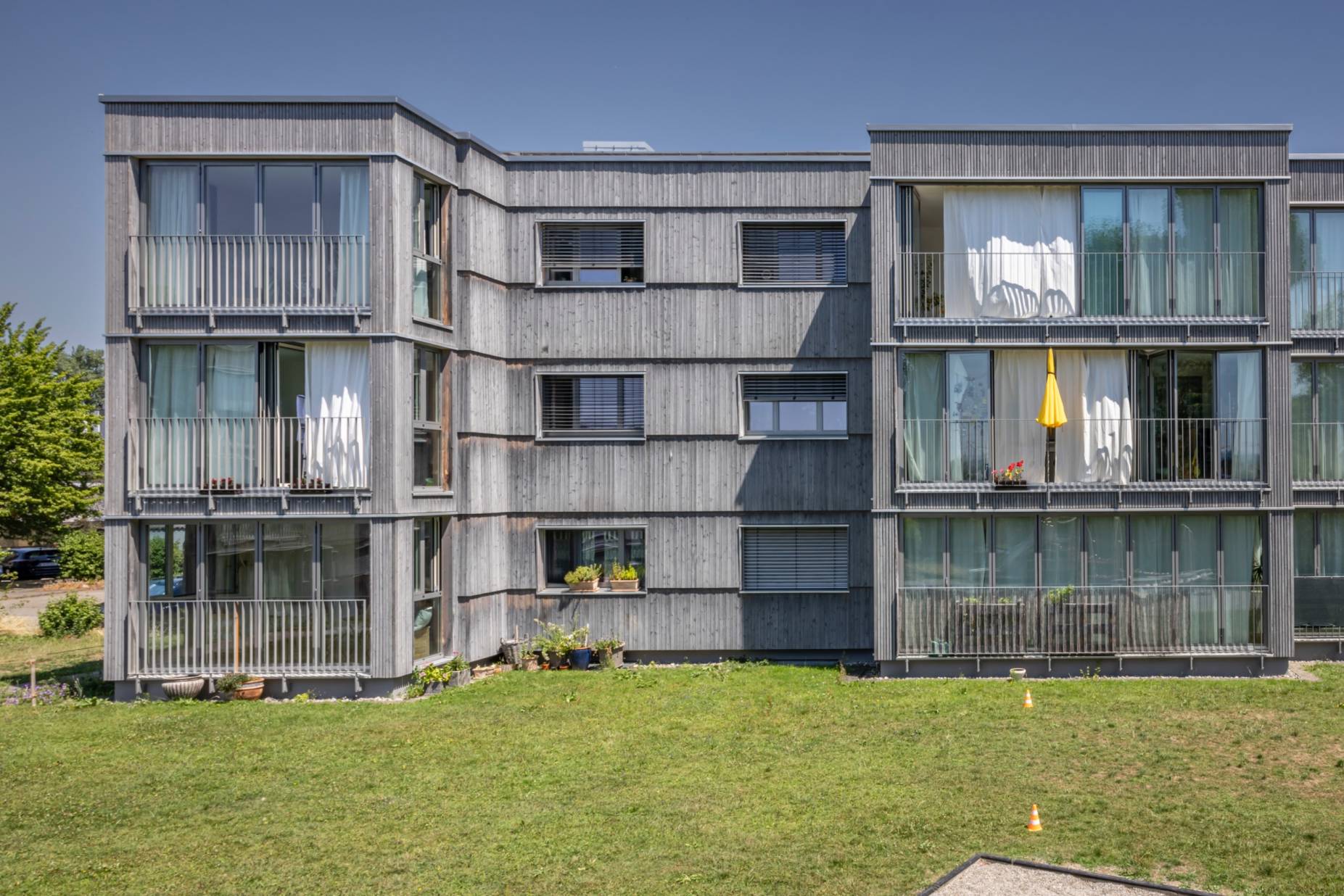 Ansicht West. Foto: Elia Schneider, 2023