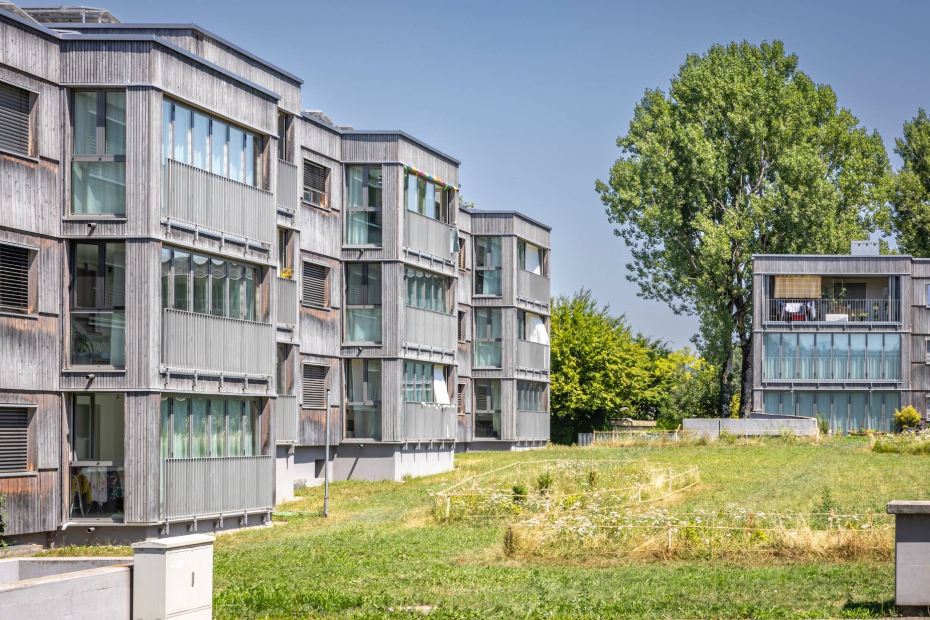 Ansicht Südwest. Foto: Elia Schneider, 2023