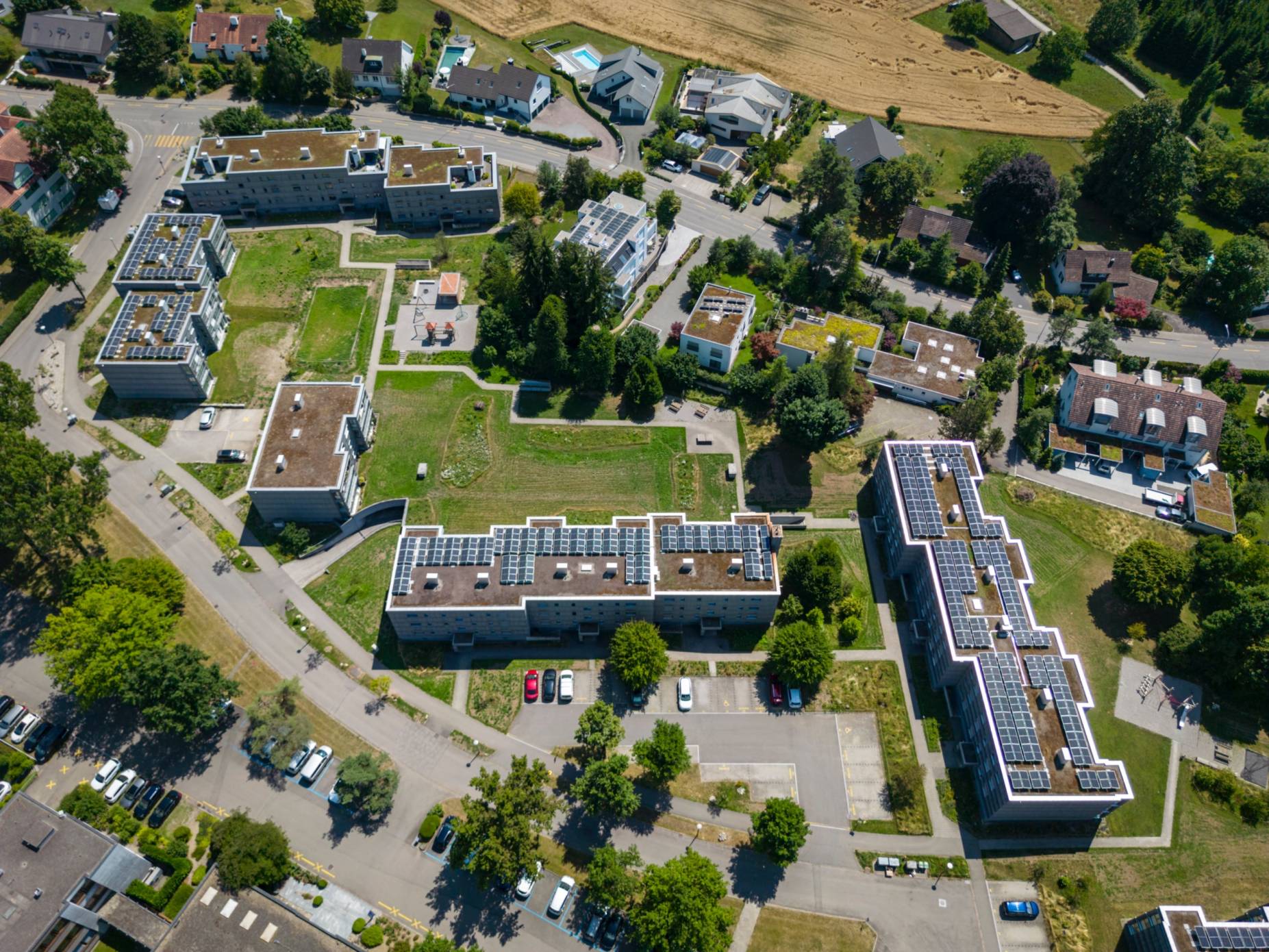 Dachaufsicht. Foto: Elia Schneider, 2023