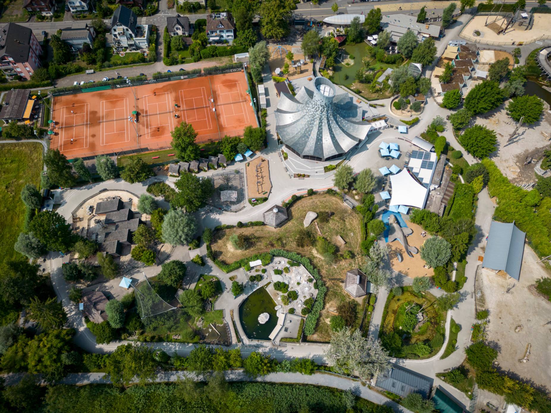 Dachaufsicht. Foto: Elia Schneider, 2023