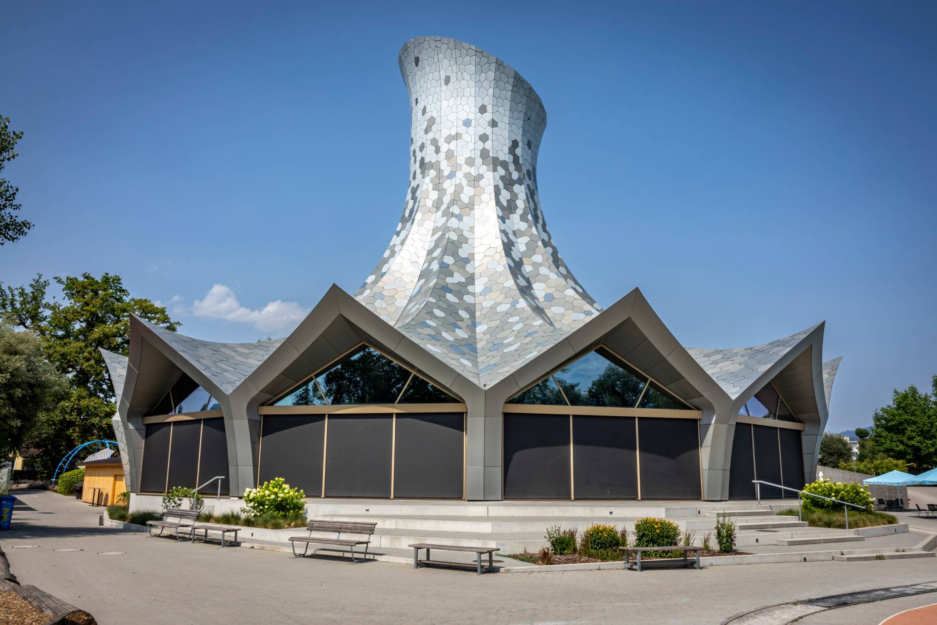 Ansicht Süd. Foto: Elia Schneider, 2023