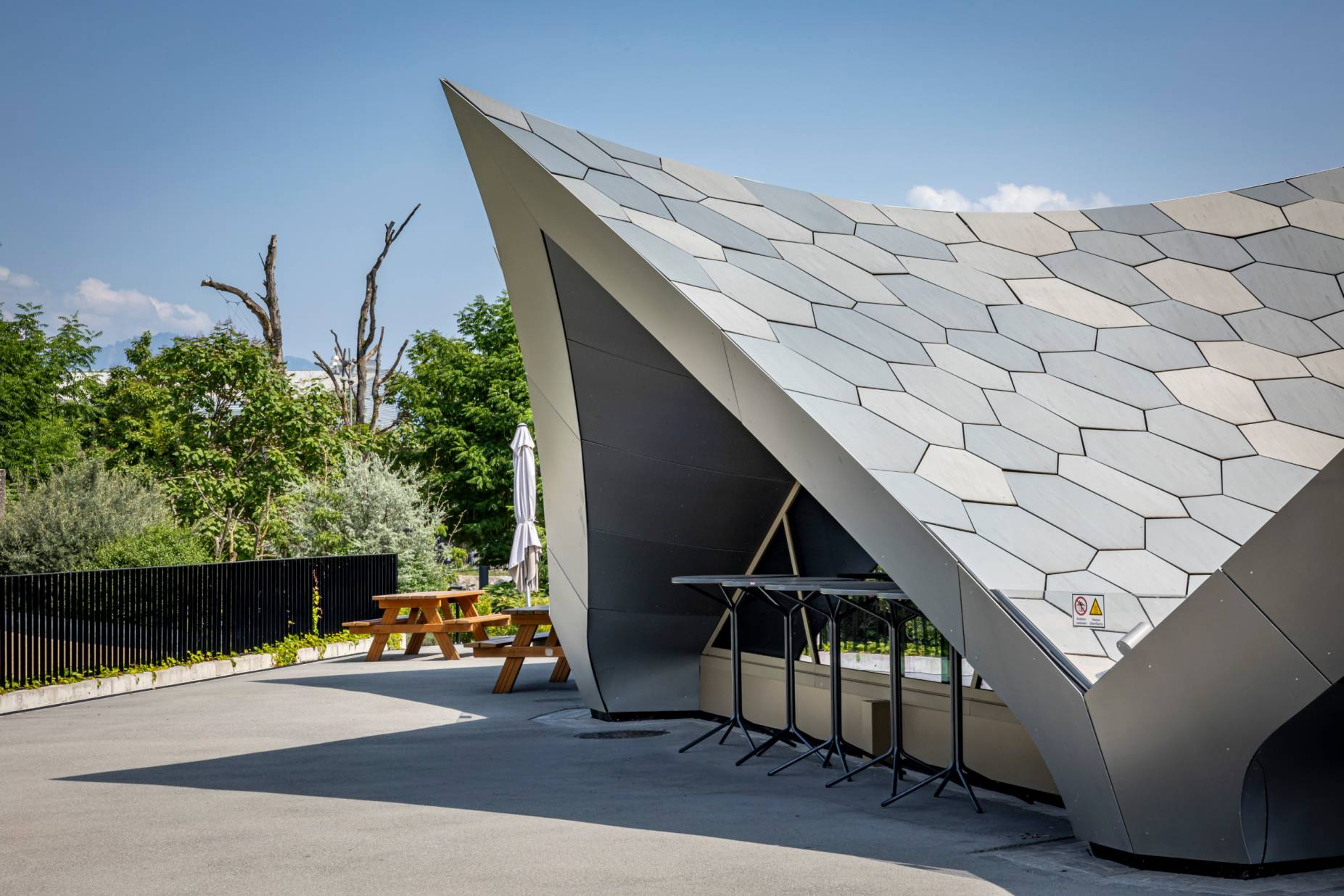 Fassade. Foto: Elia Schneider, 2023