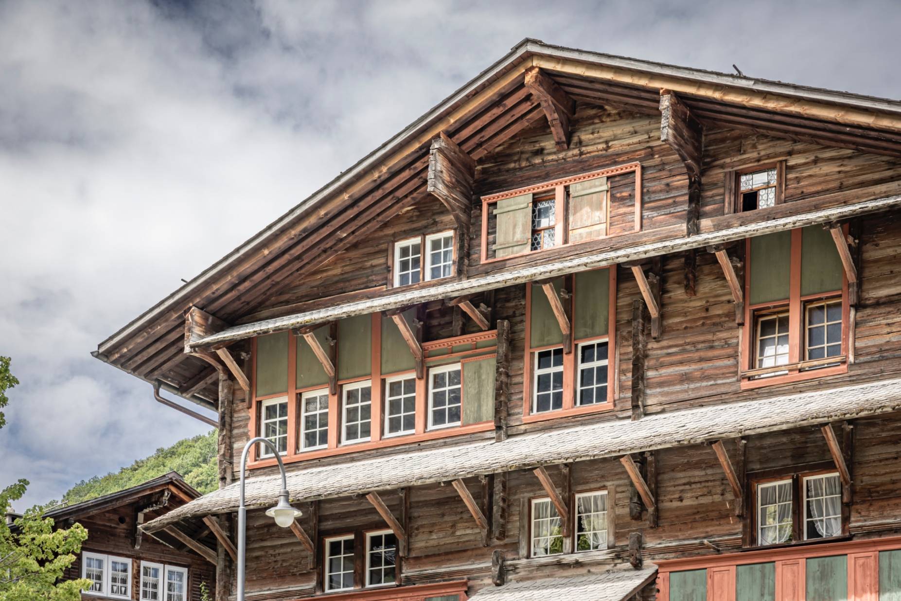 Giebel, Fassade Ost. Foto: Elia Schneider, 2023