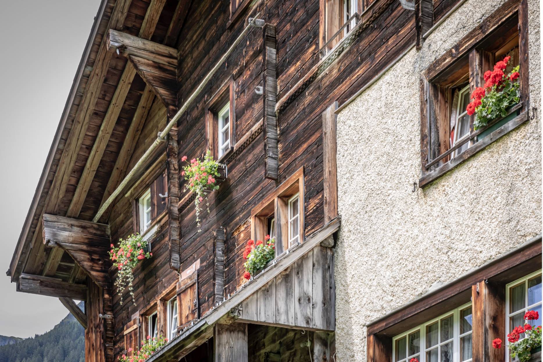 Detail, Südostfassade. Foto: Elia Schneider, 2023