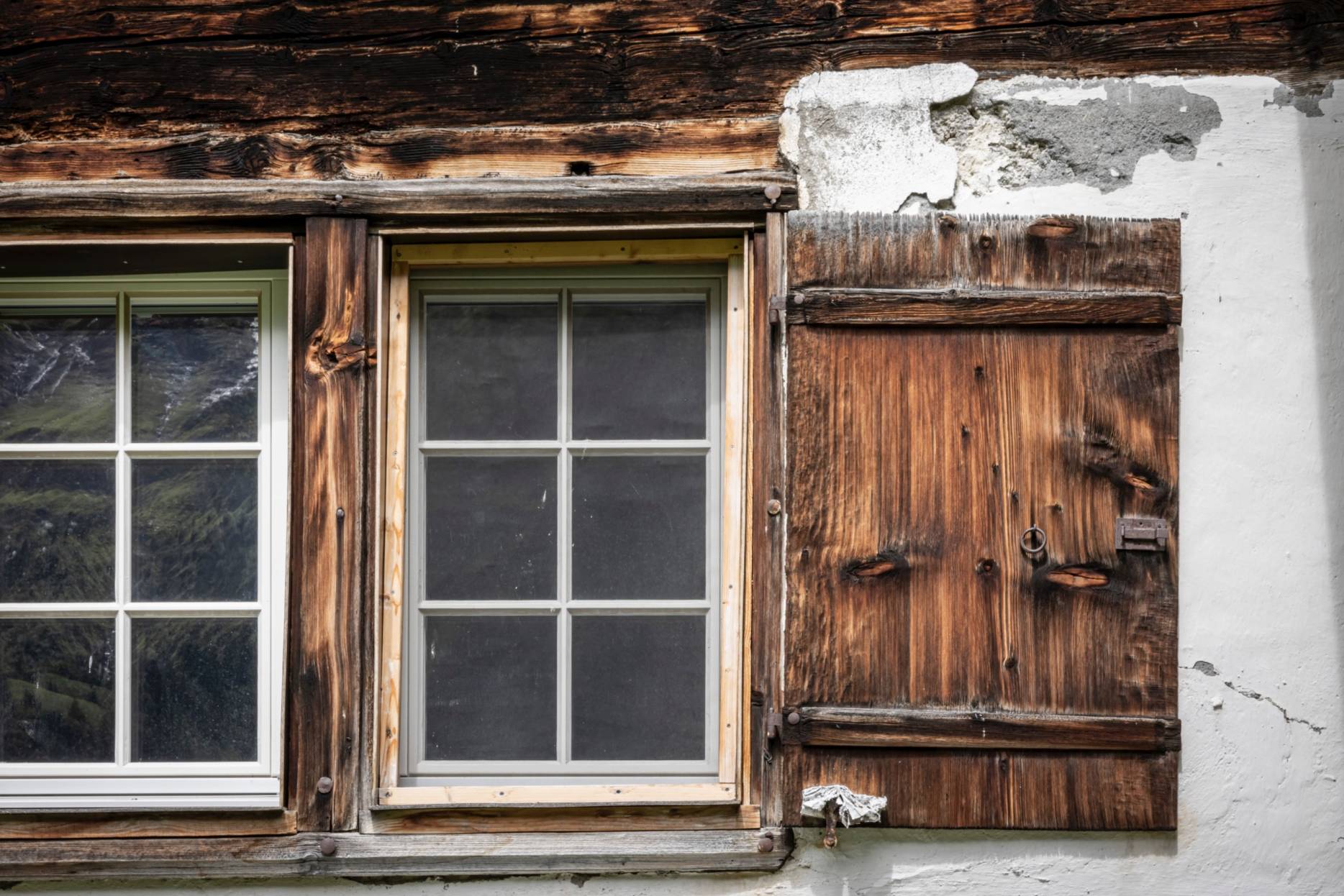 Detail, Fenster, Fassade Südost. Foto: Elia Schneider, 2023