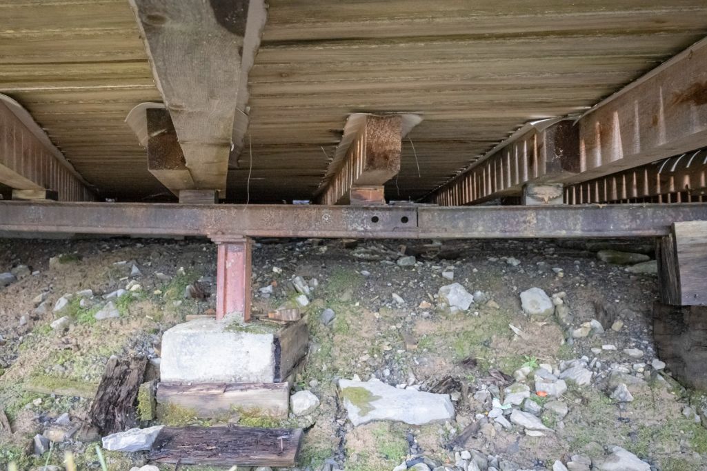 Detail Fundament. Foto: Elia Schneider, 2022