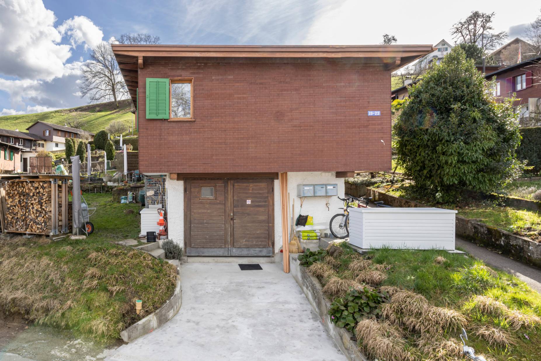 Ansicht, Süd. Foto: Elia Schneider, 2023