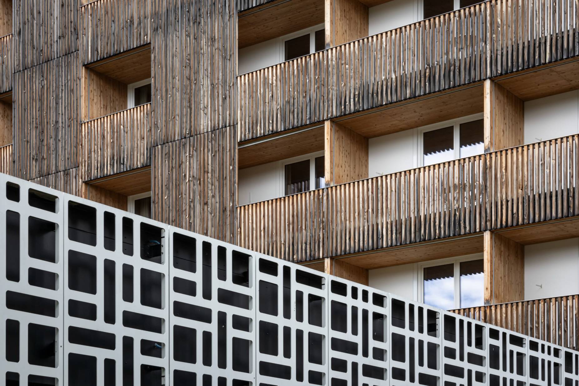 Fassade. Foto: Elia Schneider, 2024