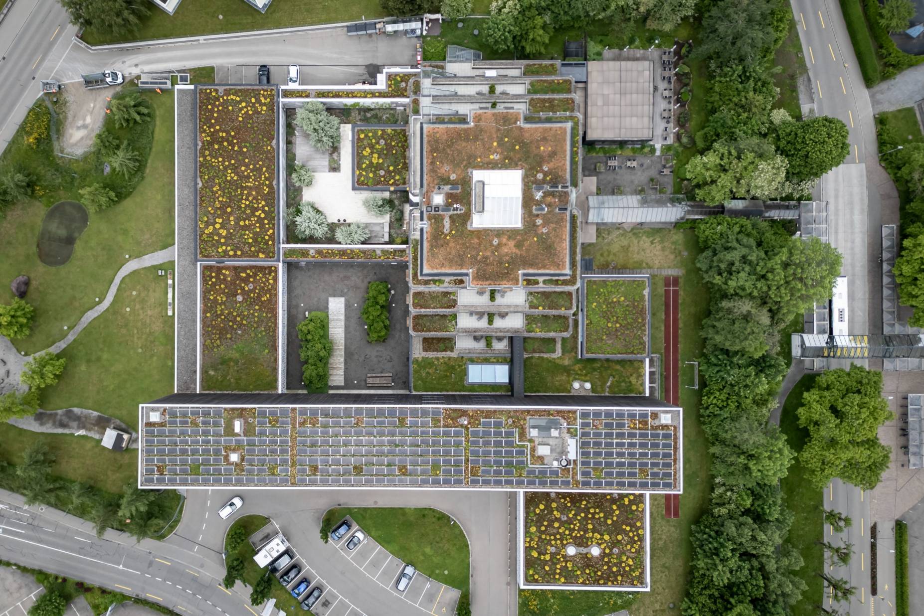 Dachaufsicht. Foto: Elia Schneider, 2024