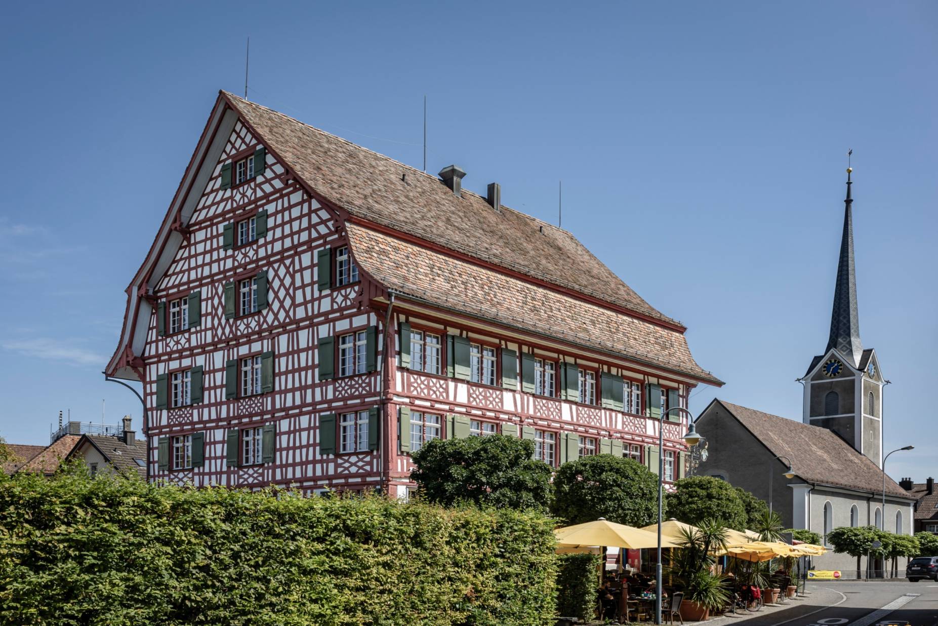 Ansicht Südwest. Foto: Elia Schneider, 2024