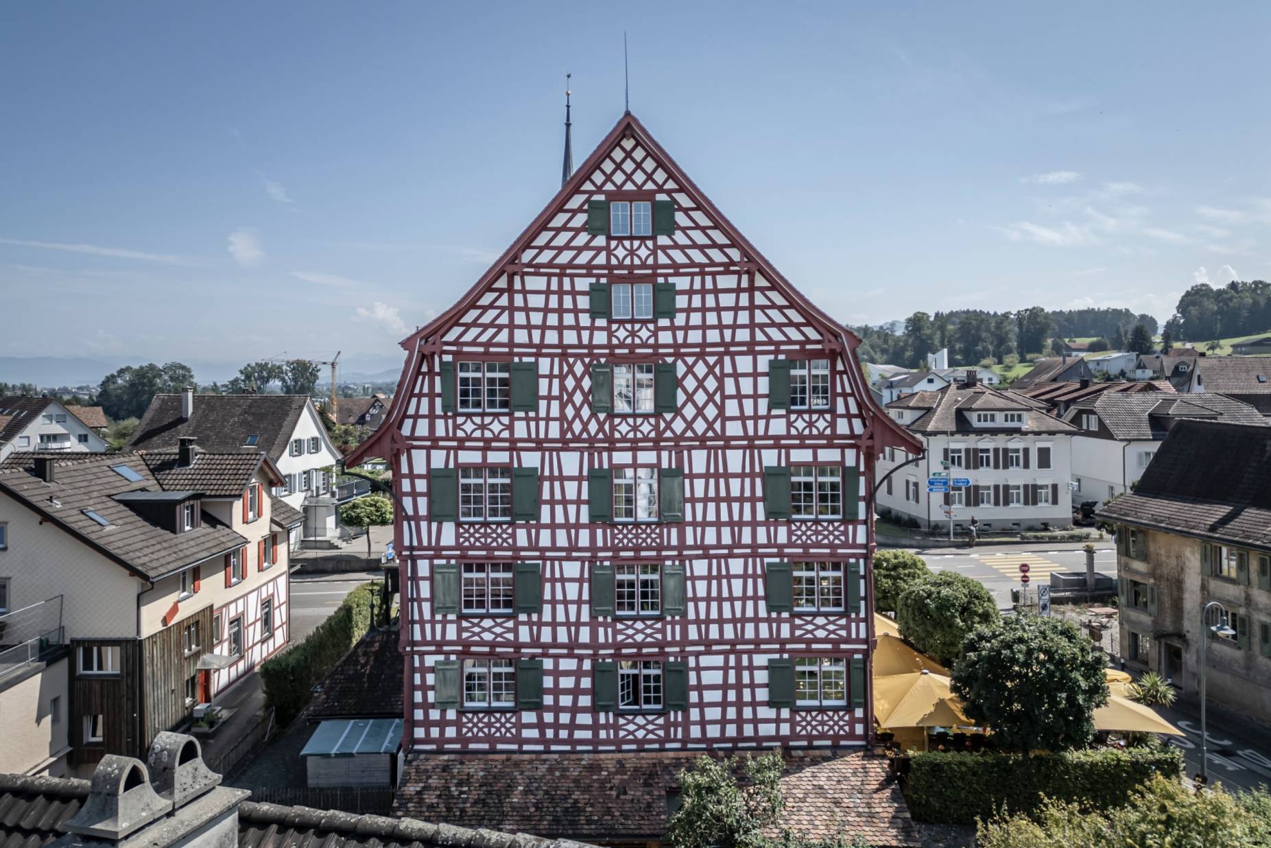 Ansicht West. Foto: Elia Schneider, 2024