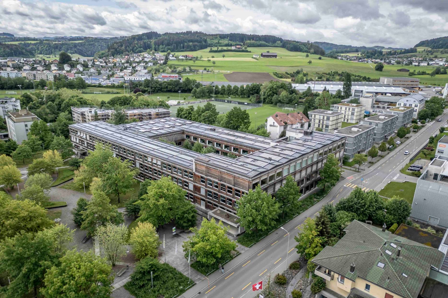 Umgebung Ansicht Nordost. Foto: Elia Schneider, 2024