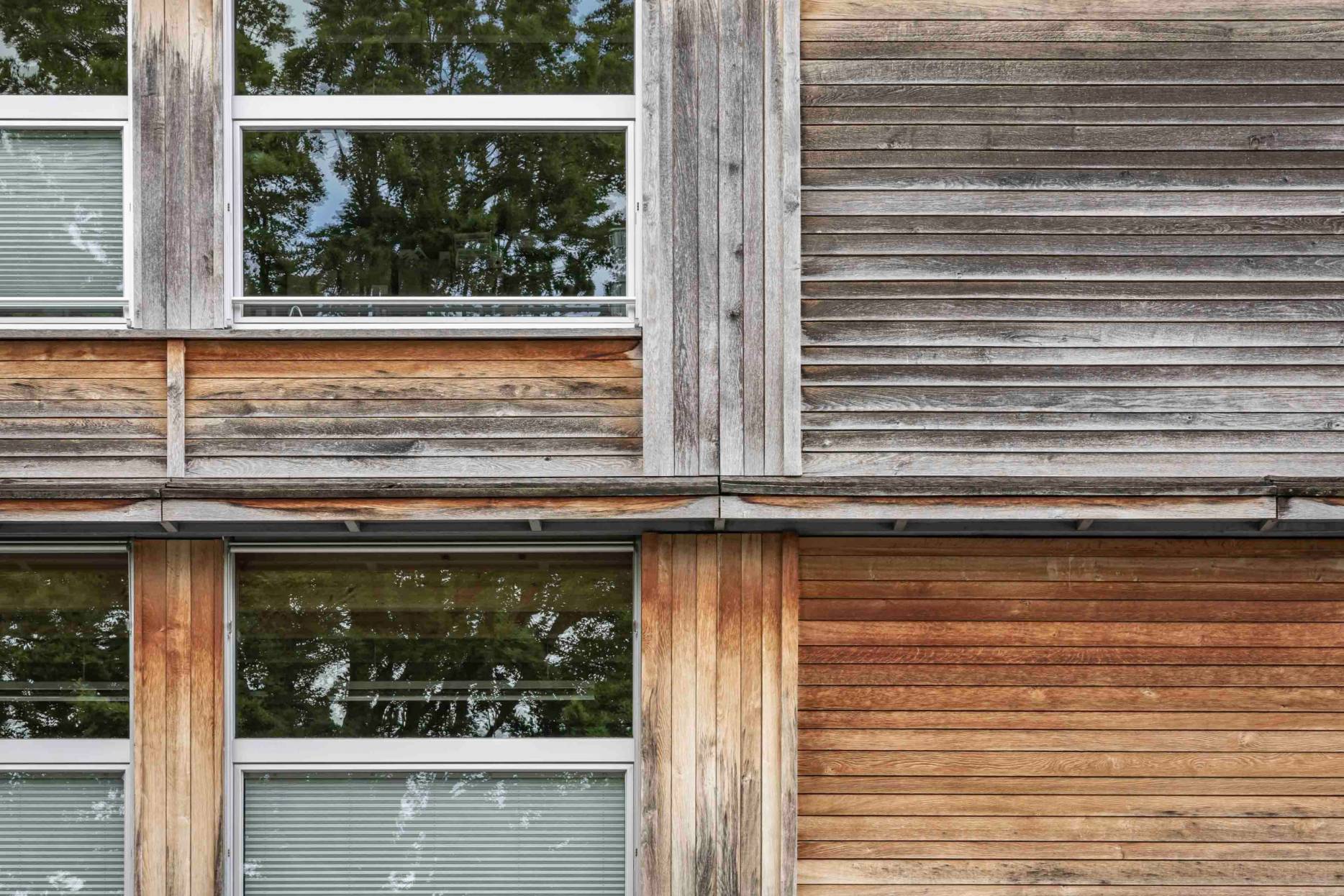 Detail Fassade. Foto: Elia Schneider, 2024