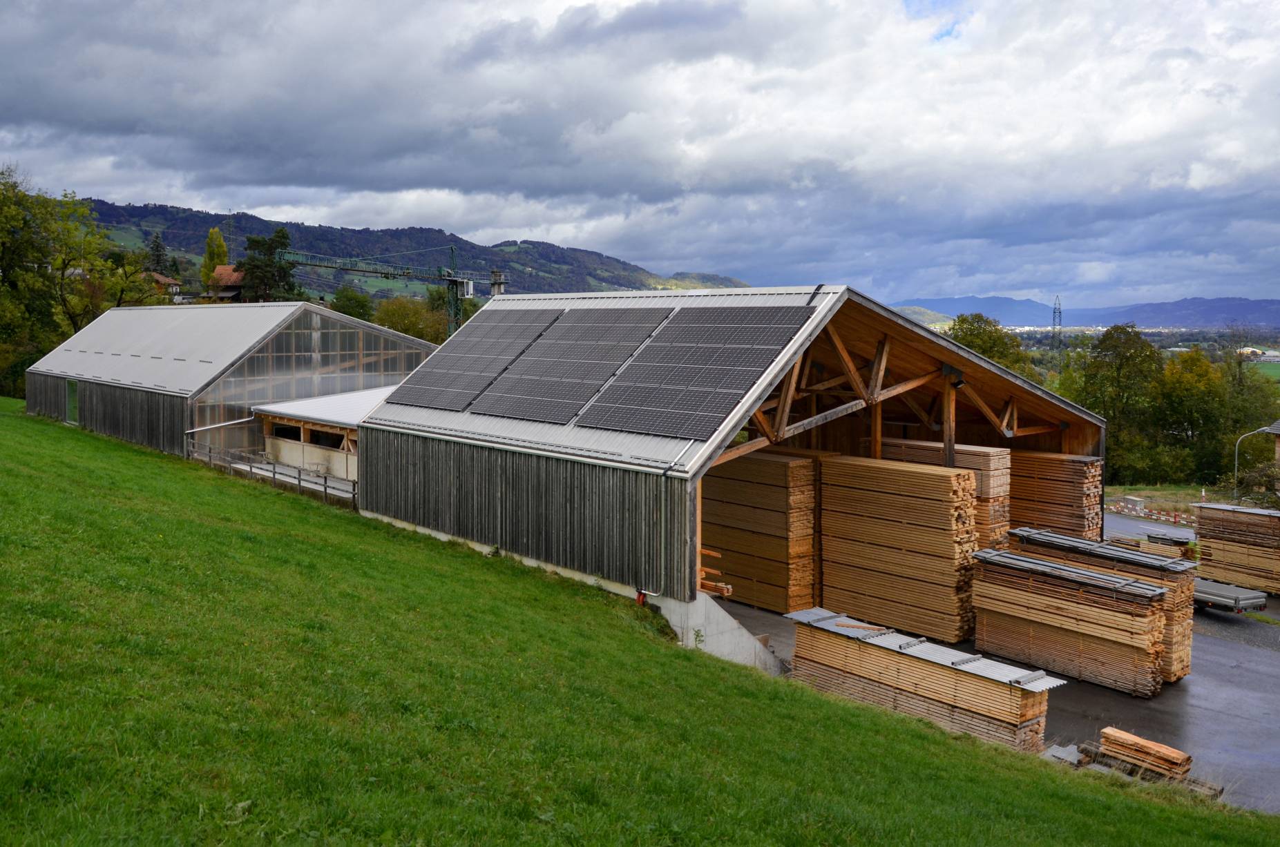 Ansicht Südwest. Foto: Nicola Zäch, 2023