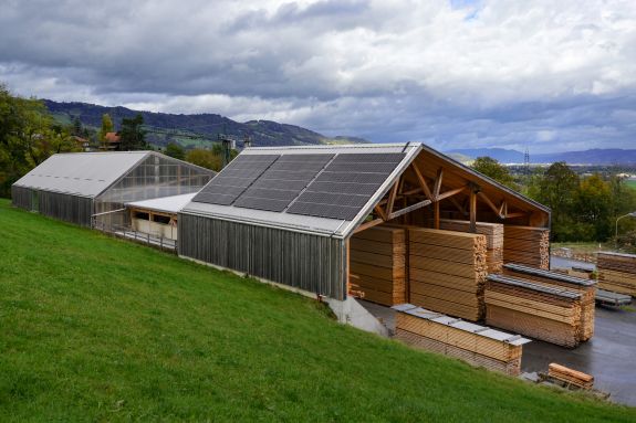 Ansicht Südwest. Foto: Nicola Zäch, 2023