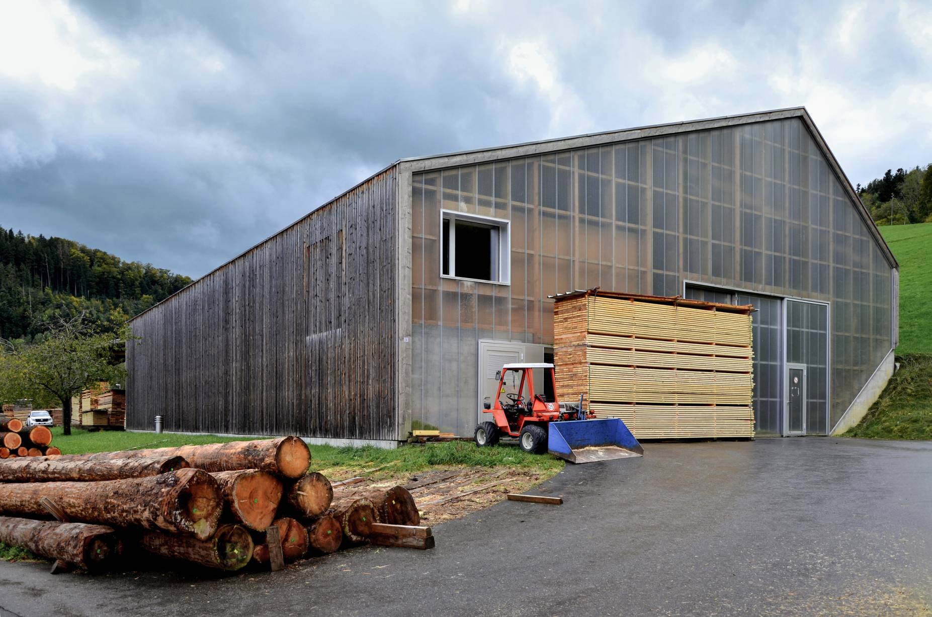 Ansicht Nordost. Foto: Nicola Zäch, 2023